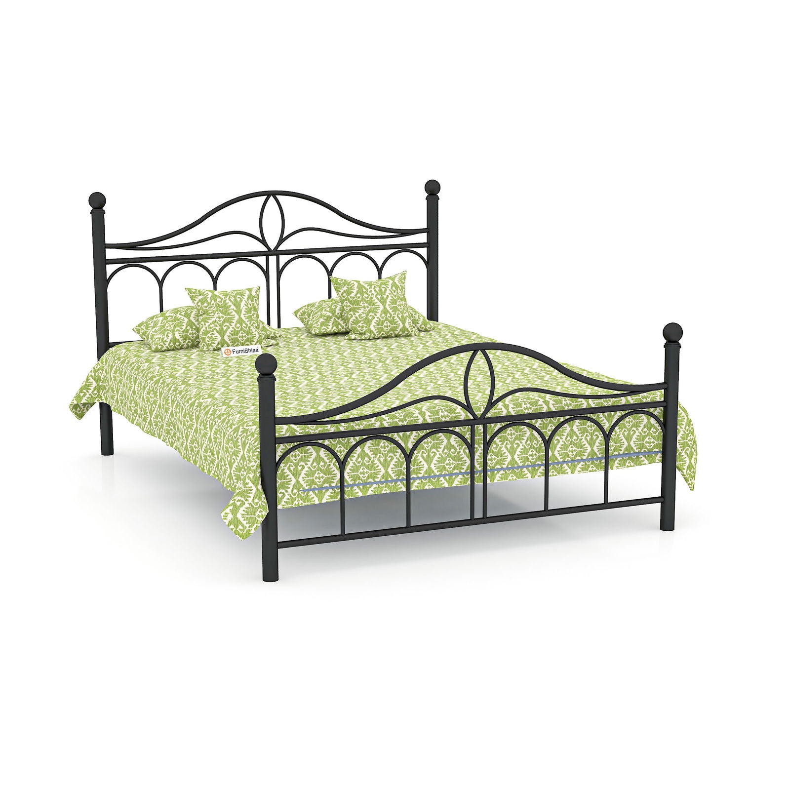 MetalCraft Elegant Design Iron Bed - Furnishiaa -  -